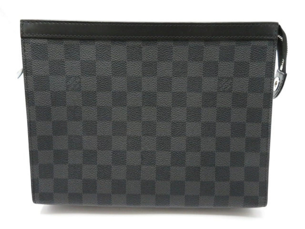 LOUIS VUITTON Shoulder Bag Pochette Voyage Damier Graphite Black